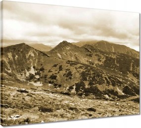 Vászonkép 50x40 Tátra Lengyel hegyek Kilátás