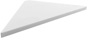 Sapho, ABELINE sarokpolc Rockstone 200x12x200mm, fehér matt, AE200-0101
