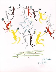 Művészeti nyomat La ronde de la jeunesse, Pablo Picasso
