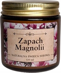 Szója illatgyertya 120 ml Magnólia fa kanóc kézzel készített