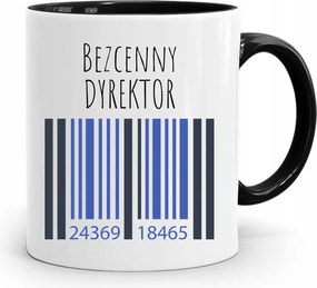 Igazgatónak Bögre Fekete Felbecsülhetetlen Értékű Igazgató fényképes nyomtatással