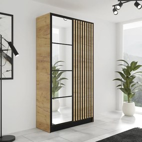 Eden2 2D Gardróbszekrény 104,8cm, Arany Tölgy