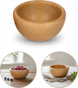 Bükk Fa Tál 12 cm gyümölcs snack kézzel esztergált Gyártó