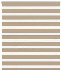 zebrafüggönnyel homokbarna szövetszélesség 120,9 cm poliészter