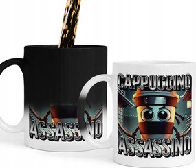Mágikus Bögre Vicces Brainrot Cappuccino Assassino Bögre+ingyenes Szöveg