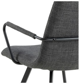 Sötétszürke étkezőszék szett 2 db-os Selina – Actona