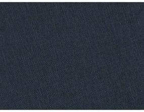 Sötétkék kinyitható-tárolóhelyes sarokkanapé (jobb oldali-L alakú) Fuji – Bobochic Paris