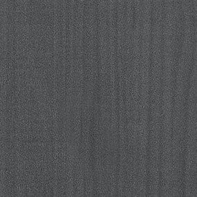 szürke fenyőfa könyvszekrény térelválasztó 100 x 30 x 71,5 cm