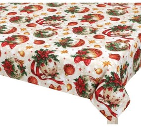 Bellatex Asztalterítő Karácsonyi díszek, 100 x 100 cm, 100 x 100 cm