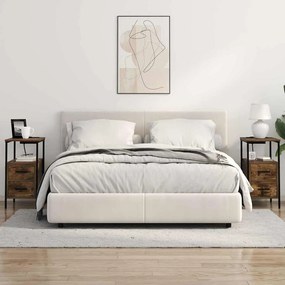 Éjjeli Szekrények 2 pcs Füstölt tölgy 30 x 48 x 61 cm Faanyag