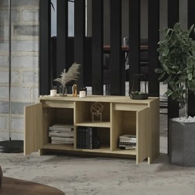 sonoma tölgy színű szerelt fa TV-szekrény 102 x 36 x 50 cm