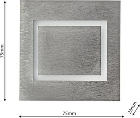 Eko-Light EVRA EKS4369 Beépíthető lépcsőházi lámpa 1x0,6W/LED 6500K 15LM IP20