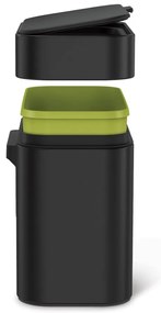 Matt fekete komposztálható hulladék gyűjtő 4 l – simplehuman