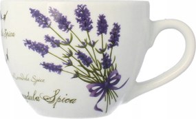 Lubiana Jumbo Kávéscsésze Porcelán Nagy Füllel 500 ml Levendula
