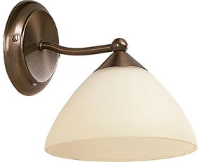 RABALUX-8171 Regina bronz színű fali lámpa,kérm üveg búrával 1XE14 40W