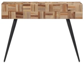 tömör újrahasznosított tíkfa tálalóasztal 110 x 34 x 80 cm