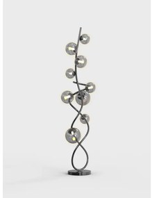 Wofi 3014-905 - LED Állólámpa NANCY 9xG9/3,5W/230V fekete króm