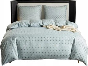 Ágynemű garnitúra 140x200 2 párnahuzattal 70x80 Ágyneműhuzat Zöld pöttyös