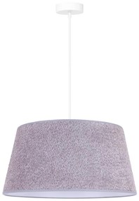 Duolla - Csillár zsinóron BOUCLE 1xE27/15W/230V á. 50 cm szürke