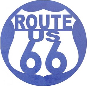 Fából készült falikép U.S. ROUTE 66