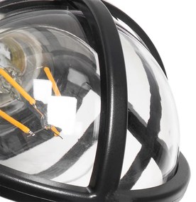 Modern kültéri fali lámpa fekete IP54 - Joeri