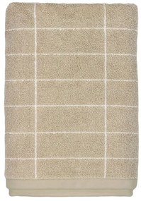 Bézs pamut fürdőlepedő 70x140 cm Tile Stone – Mette Ditmer Denmark