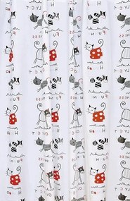 Vinyl zuhanyfüggöny Aqualine 180 x 180 cm