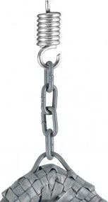 Szürke függőszék KOKON állvány nélkül, világos párna