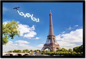 Poszterek keretben 60x40 Eiffel-torony I love You