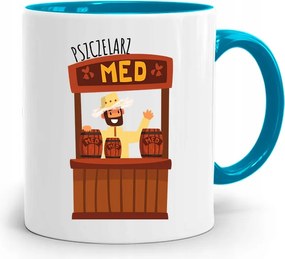 Kék Bögre Méhésznek Méhész Med fényképes nyomtatással