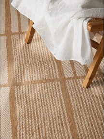Krémszínű-natúr színű kültéri-beltéri szőnyeg 120x170 cm Haringey Allington – Ted Baker