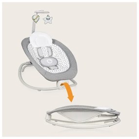 Lionelo - Baba vibrációs ringató dallammal PASCAL szürke