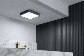 Brilagi - ZENNA LED fürdőszobai mennyezeti lámpa 24W/230V 34,5x34,5 cm IP44 antracit