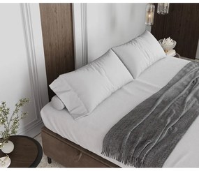 Bézs kárpitozott ágyneműtartós franciaágy 140x200 cm Tate – Maison de Rêve