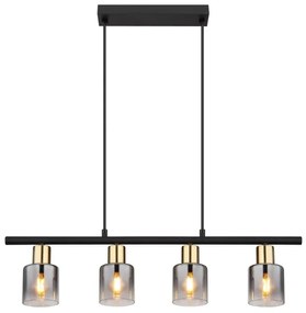 Globo 54310-4H - Csillár zsinóron HOLLSY 4xE14/25W/230V