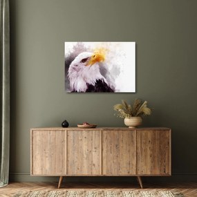 Egy sas képe (üvegen) (70x50 cm)