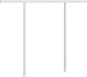 vidaXL fehér vas napellenzőrúdszett 300 x 245 cm
