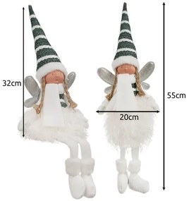 Tündér - Karácsonyi figura ülő Ruhhy 22339
