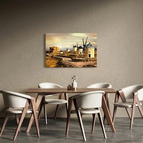 Kép - Szélmalmok (90x60 cm)