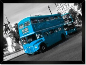 Plakátok keretben 40x30 London busz