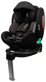 Lionelo -Forgatható autósülés alappal ANTOON PLUS i-Size 40-105 cm Fekete ónix