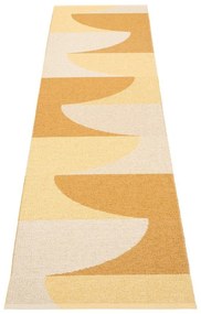 Okkersárga kültéri-beltéri futószőnyeg 70x270 cm Hill Ochre Pale Yellow – Pappelina