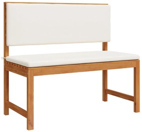 Kerti pad párnákkal 100x50x91 cm Tömör akácfából