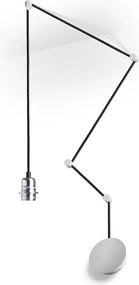 RENDL SPIDER I függesztő készlet fekete króm 230V LED E27 15W