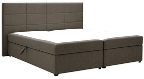Franciaágy Boxspring 180 cm Revenant (barna) (ágyráccsal és matraccal) (tárolóhellyel). 1098560
