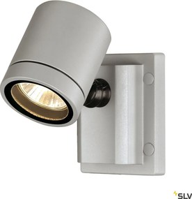 SLV 233104 MYRA Modern Kültéri Fali Lámpa Átlátszó, Szürke GU10 IP55