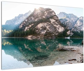 Kép egy hegyi tóról (90x60 cm)