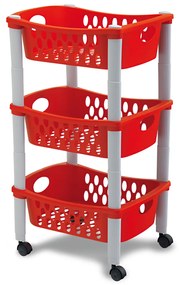 STEFANPLAST Otello konyhakocsi, piros