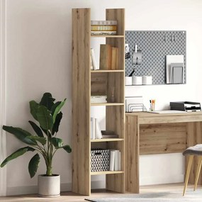 Könyvespolc kézműves tölgy 40 x 35 x 180 cm Faanyag