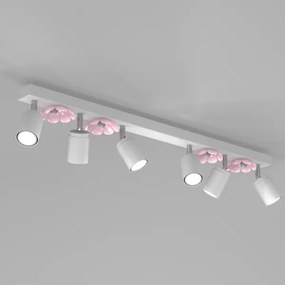 Spotlámpa FLOWER 6xGU10/8W/230V fehér